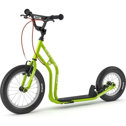 Tretroller Kinderroller Yedoo Wzoom 16/12 Scooter Roller Cityscooter grün