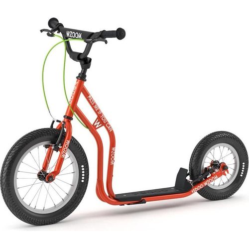 Tretroller Kinderroller Yedoo Wzoom 16/12 Scooter Roller Cityscooter rot