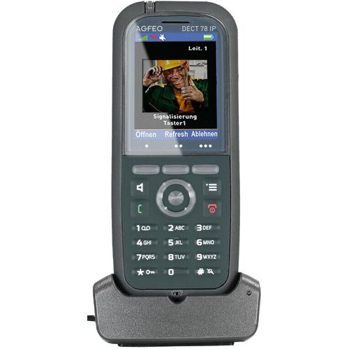AGFEO Telefon DECT78 IP anthrazit