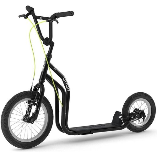 Tretroller Yedoo City RunRun 16/12 Dogscooter Scooter Roller Cityscooter schwarz