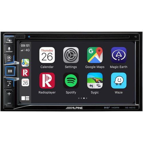 Alpine INE-W611DC Navigation mit Camper-Software