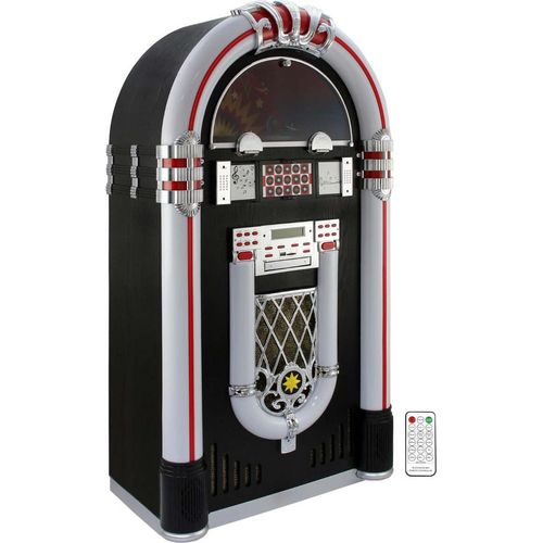 Jukebox Retro 50er Jahre Stil Schallplatten Plattenspieler Radio Fernbedienung