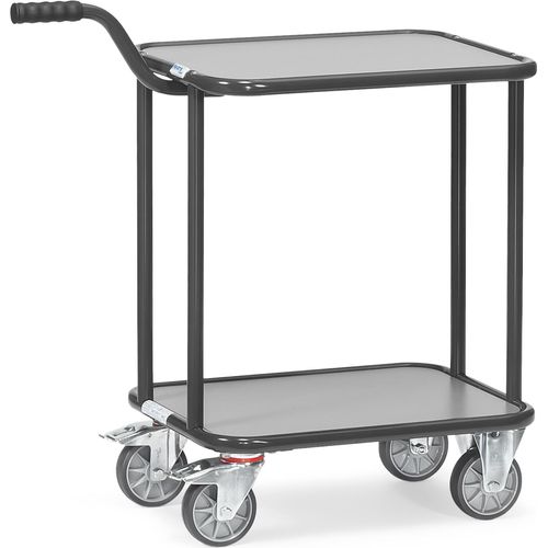 Fetra Transportgeräte Griffroller 1164/7016 2 Ladeflächen 600 x 450mm, 1164/7016