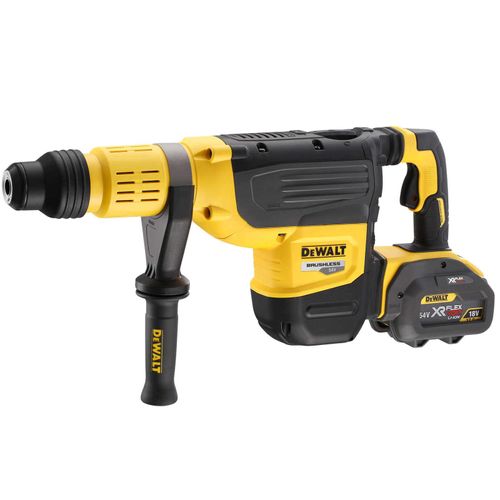 DeWALT Akku-Kombihammer DCH773Y2-QW FlexVolt, Bohrhammer, Meißelhammer 54V, SDS-max, 19,4 Joule - Inkl. Akkus + Zubehör