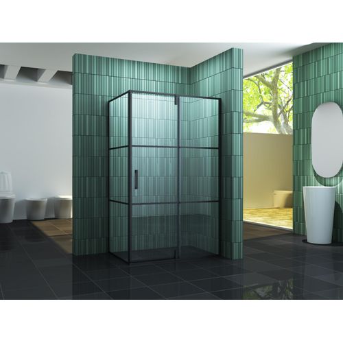 Duschkabine Opus 120 x 80 x 195 cm ohne Duschtasse