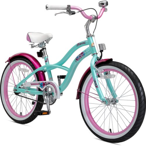BIKESTAR Kinder Fahrrad ab 6 Jahre | 20 Zoll Cruiser Kinderrad | Mint