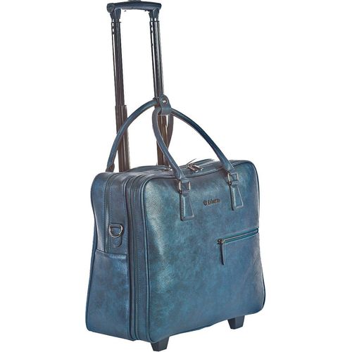 Damen rollende Aktentasche Trolley dunkel blau Bowatex, Laptoptrolley Tasche