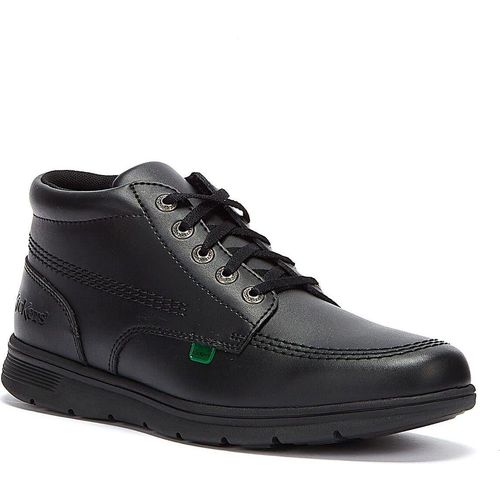 Kickers Kelland Lace Hi Frauen Lederstiefel Schwarz – 3 Großbritannien - 36 EU - 5 US / Schwarz