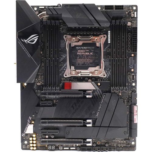 ASUS ROG STRIX X299-E GAMING II - Motherboard - ATX - LGA2066 Socket - X299 Chipsatz - USB-C Gen2, USB 3.2 Gen 1, USB 3.2 Gen 2 - Bluetooth, Gigabit LAN, 2.5 Gigabit LAN, Wi-Fi - HD Audio (8-Kanal)