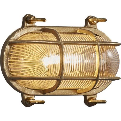 Helford Wandlampe Outdoor Messing