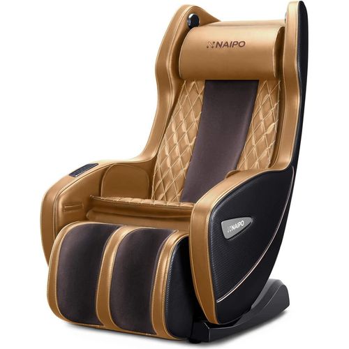 NAIPO Shiatsu Massagesessel Massagestuhl mit Klopfen Kneten Luft-Massage-System Bluetooth 3D Surround Sound Musik