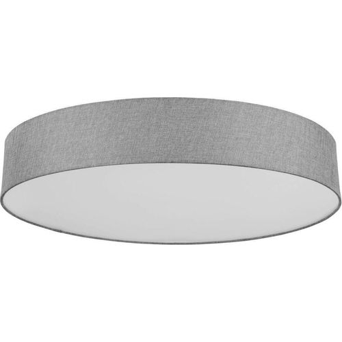 EGLO Connect ROMAO-C Textil RGB LED Deckenleuchte weiss, grau, Leinen 5850lm 76x15cm App Steuerbar