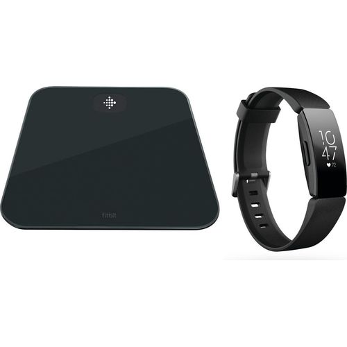 Fitbit Aria Air & Inspire HR Bundle - Fitness Tracker