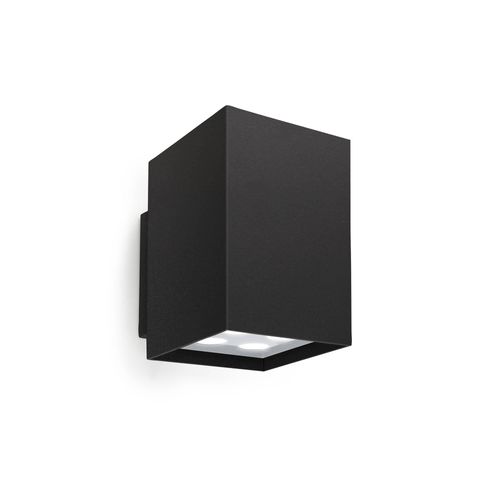 LEDS-C4 Afrodita Power LED, Oberfläche, Rechteck, 1 Glühbirne(n), 3000 K, IP55, Schwarz, Transparent