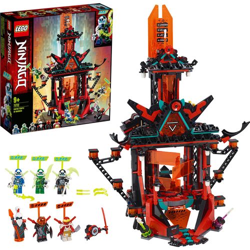 LEGO 71712 NINJAGO Empire Tempel des Unsinns, Bauset mit 6 Minifiguren, Ninja Spielzeug für Kinder