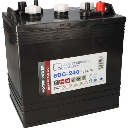 Batterie 6DC-240 6V 240Ah kompatibel Trojan T-125 T-125 Plus Crown CR-235 CR 240 HD US125 US125DT