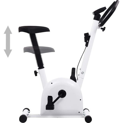 vidaXL Heimtrainer mit Riemenantrieb Weiß