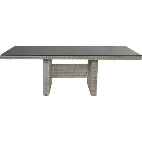 LC Garden »Bilbao« Dining Esstisch Gartentisch 220x100cm Spraystone grau