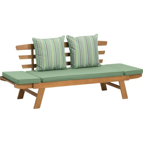 Greemotion Gartenbank Velden Multifunktionsbank aus Holz