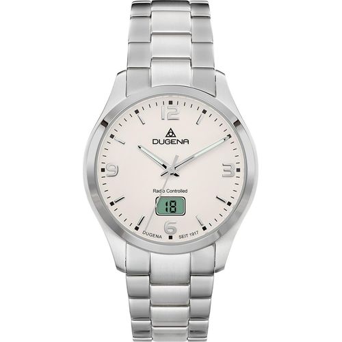 Dugena Herren-Armbanduhr 4460863 Tresor Funk, Edelstahl, 10 bar