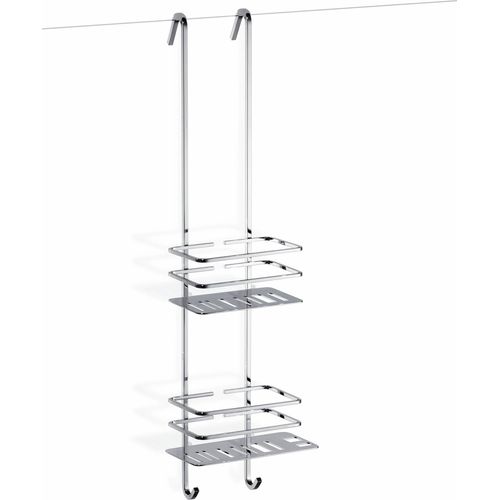 GIESE 30752-02 Duschregal m. 2 Ablagen m. Haken L.700mm GIESE BODYGARD # 30752 verchr.