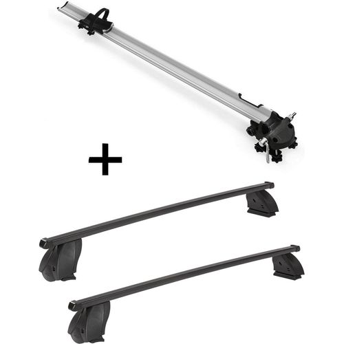 Fahrradträger Bike Pro + Dachträger K1 MEDIUM kompatibel mit Infiniti Q30 (5Türer) ab 16