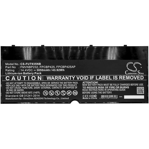 Akku für Fujitsu Lifebook T904, Fujitsu Lifebook T935, (äqu. CP651077-02), 3050 mAh