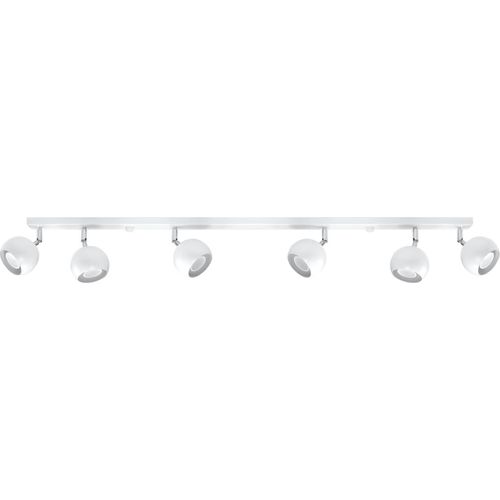 Deckenleuchte OCULARE 6L weiß 6xGU10 40W Stahl 16x10x118cm Sollux Lighting