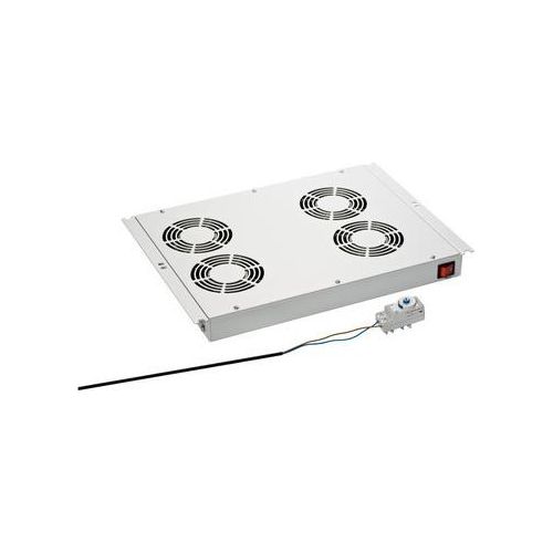 EFB Elektronik Einbaulüfter mit 4 Lüftern für Netzwerk- und Serverschränke