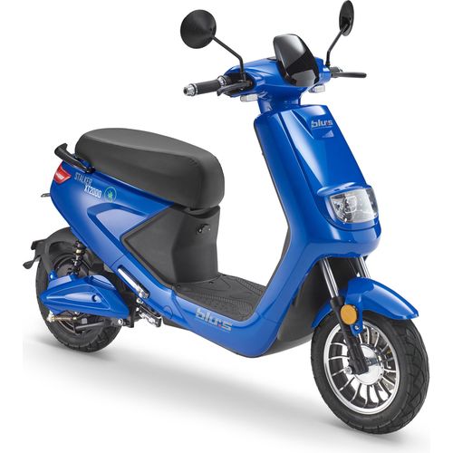 Elektroroller Blu:s Stalker XT2000 - E-Roller mit 2000 Watt Motor, max. 45 km/h, Reichweite bis zu 50 km, blau