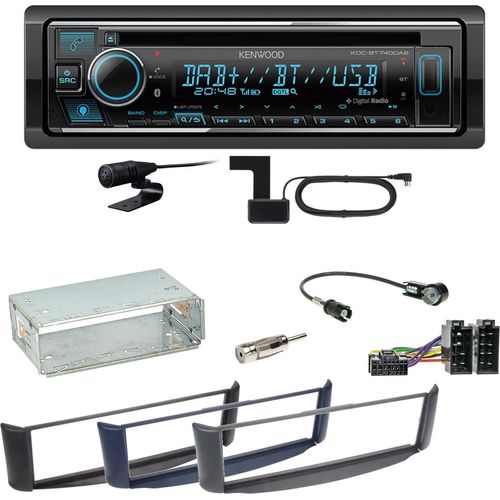 Kenwood KDC-BT740DAB Digitalradio Bluetooth Einbauset Smart ForTwo 450