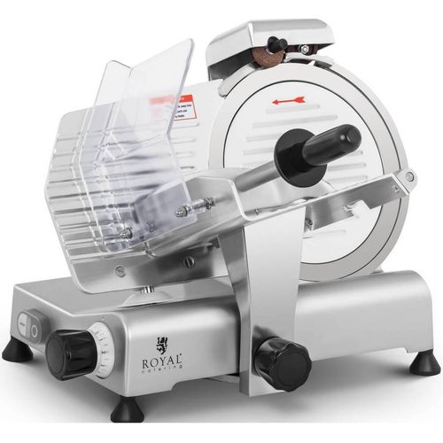 Royal Catering Aufschnittmaschine - Ø 250 mm - 0 - 8 mm - mit Messerschärfer