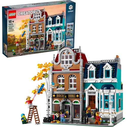 LEGO 10270 Buchhandlung, großes Bauset für Teenager und Erwachsene, Bauen mit Modulen