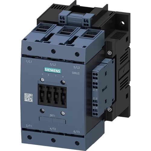 Siemens Schütz,AC-3e,115A/55kW/400V,3-polig,AC/DC23-26V,2S+2Ö,Rahmenklemme/Federzugan... 3RT10543AB36