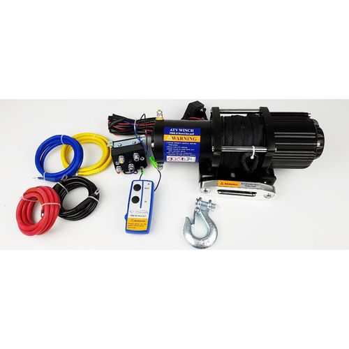 Berger u. Schröter Profi-Seilwinde 12 V, 3150 kg mit Synthetikseil
