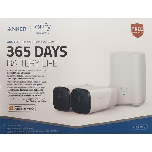 Eufy Anker Eufycam 2 Duo Pack Videokamera T88413D2
