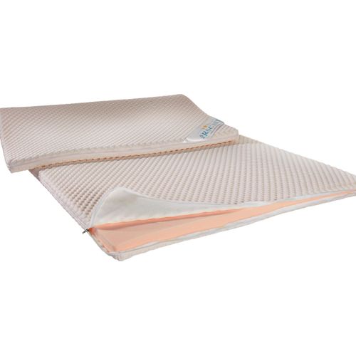 PROCAVE Gelschaum Topper mit 4 cm Gel-Schaum-Kern in 90x190 cm mit 4 Eckgummis - idealer Matratzentopper