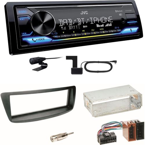 JVC KD-X472DBT Digitalradio USB MP3 Einbauset Toyota Aygo Citroen C1 Peugeot 107