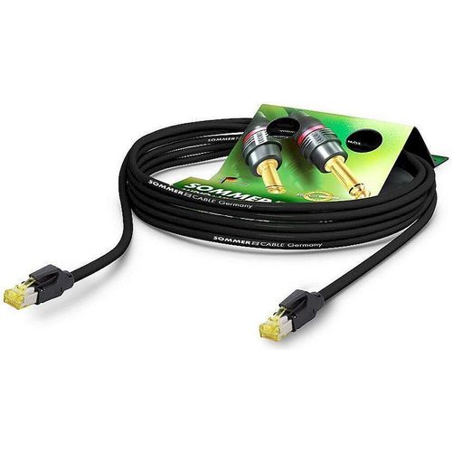 Netzwerkkabel SC-Mercator CAT.7 PUR, 8 x 0,14 mm² | RJ45 / RJ45, HIROSE | 10,00m | schwarz
