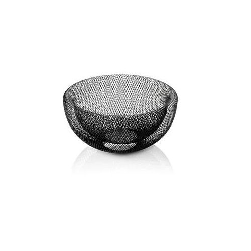 Korb / Obstkorb, Metall schwarz - 29,5cm