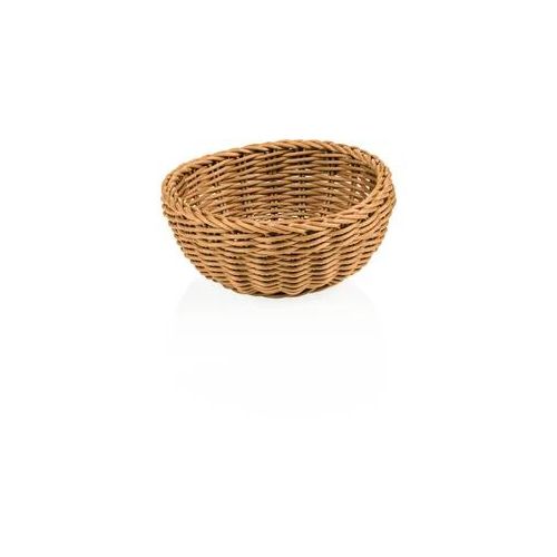 Korb rund, Polypropylen beige - 20x8cm - 20x8cm