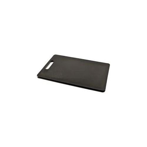 Schneidebrett mit Griff, Polyethylen schwarz - 30x20x1cm