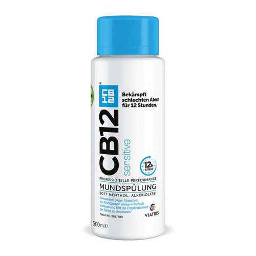 CB12 Sensitive Mundspülung gegen Mundgeruch 500 ml