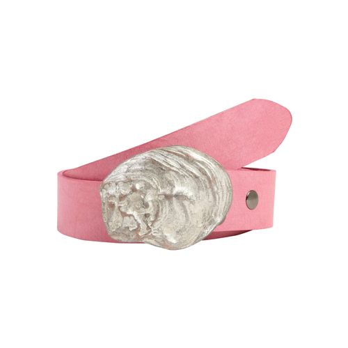 Ledergürtel, Damen, Gr. 105, pink, Leder, RETTUNGSRING BY SHOWROOM 019, unifarben, casual,modisch, Gürtel, mit austauschbarer Schließe »Auster Muschel Rosé«