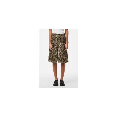Salume Wide Jeans Shorts - Weißer Pfeffer -Leo - PIECES
