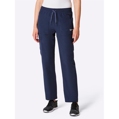 Trainingshose CATAMARAN, Damen, Gr. 50, Normalgrößen, blau (marine), 100% Polyester, unifarben, lang, Hosen