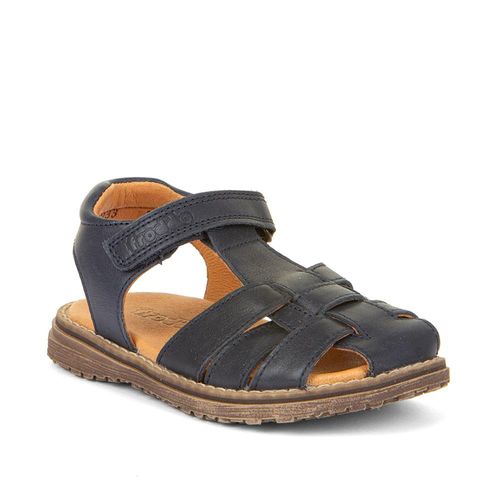 Sandale FRODDO, Kinder, Gr. 32, blau (dunkelblau), Leder, casual, Schuhe