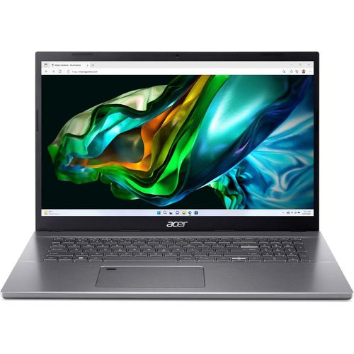 Laptop | 17, 3 FHD Display | Intel Core i5-1235U | 16 GB RAM | 512 GB SSD | NVIDIA Geforce MX550 | Windows 11 | QWERTZ Tastatur | grau