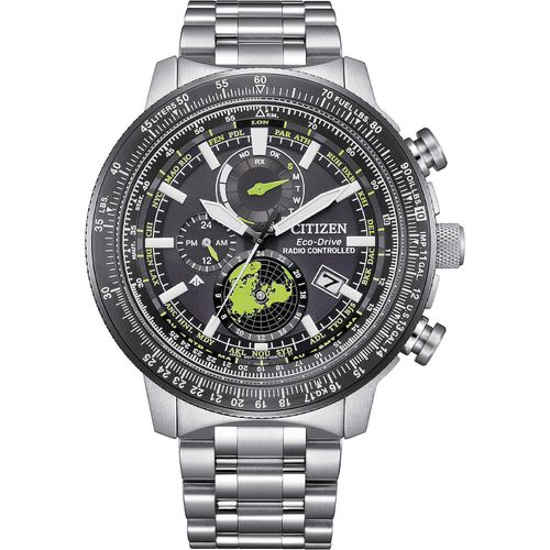 Chronograph Citizen Silber Mit Schraube Kollektion Promaster - mann