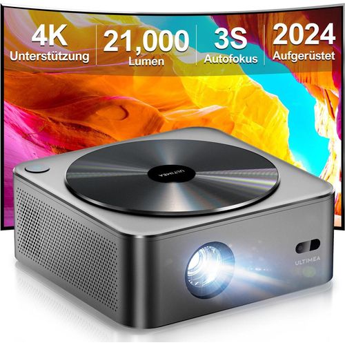 ULTIMEA 5G WiFI Bluetooth Projector 1080p, Video [700 ANSI] Heimkino, Smart Auto Focus & Digital Trapezoidal Correction, Outdoor iOS/Android